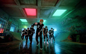 Групова снимка на BTS No More Dream тапет — Bts групова снимка GIF Тапет