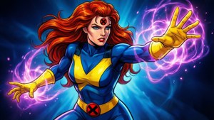 Джийн Грей от класическия анимационен сериал X-Men.