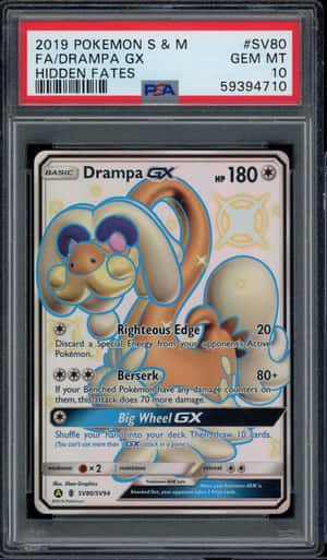 Дрампа в капсула Pokémon Trading Card — Покемон Телефон Тапет