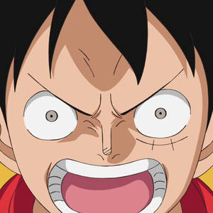 Екстремен кадър на Луфи от One Piece — Едно парче Тапет