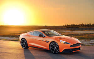 Елегантен Aston Martin Vanquish в движение — Steam Deck OLED Тапет