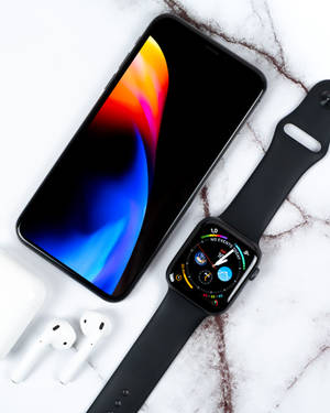 Тапет за iPhone Xs — Apple Watch Тапет