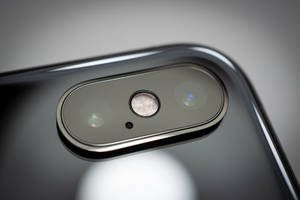 Тапет със космически сив iPhone Xs — iPhone Xs Тапет