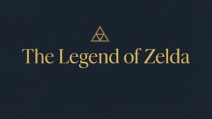 Минималистичен тапет с типография за The Legend of Zelda. — Зелда Тапет