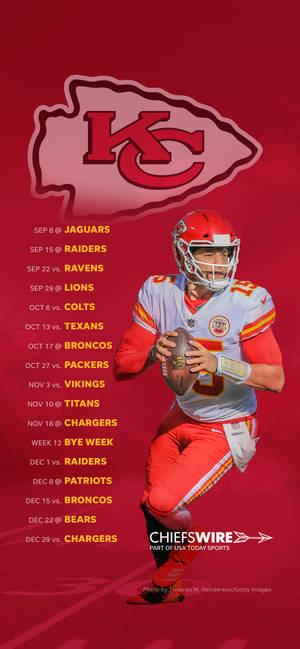 Kansas City Chiefs Хладно — iPhone 13 Pro Max Тапет