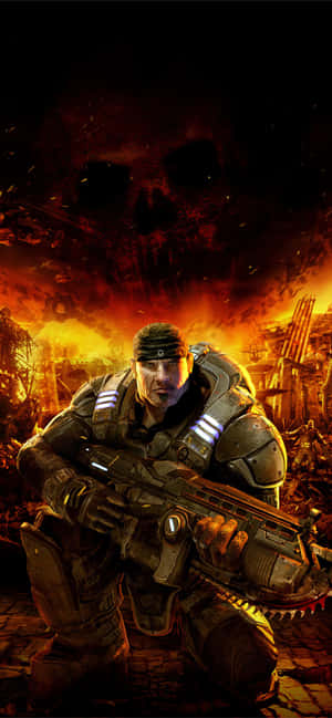 Iphone Xs Gears Of War 5 фон — Samsung Galaxy S20 Тапет