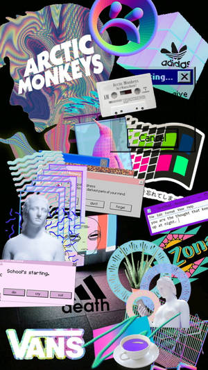 Естетика Vaporwave колаж — Алт естетика Тапет
