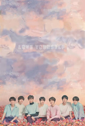Естетично BTS легло от рози — Естетически BTS Тапет