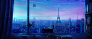 Аниме стая фон — 3440x1440 Тапет