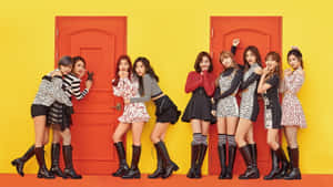 Завладяващи моменти с K-pop групата Twice — 트와이스 Тапет