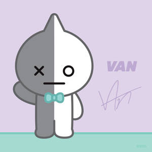 Тапет със защитник Van BT21 — Pixel Watch 5 Тапет