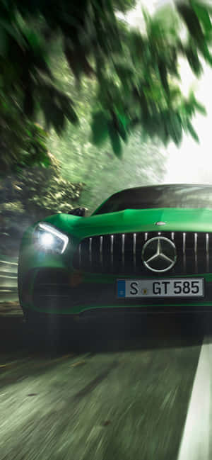 Фон за Android с AMG GT-R — POCO M8 Тапет