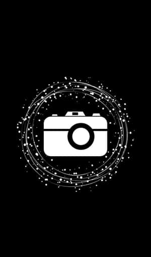 Instagram черен фон — Galaxy Tab A Тапет