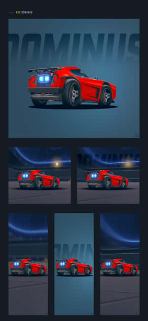Фон за iPhone XS Max с Rocket League — RedMagic Тапет