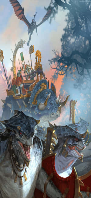 iPhone X Total War Warhammer фон — Realme Narzo 80 Lite 5G Тапет