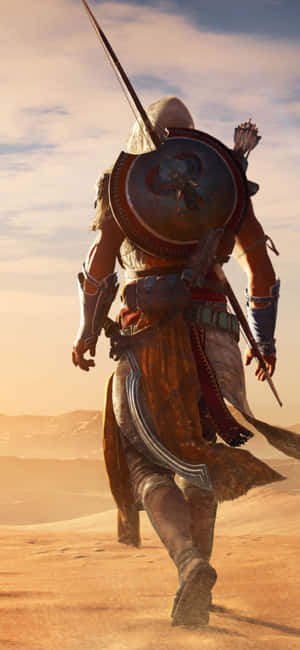 Фон за iPhone X от Assassin's Creed Origins — OnePlus 12R Тапет