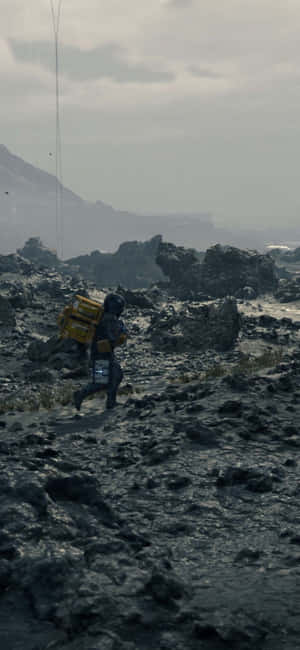 Iphone X Death Stranding фон — Xiaomi 14 Ultra Тапет