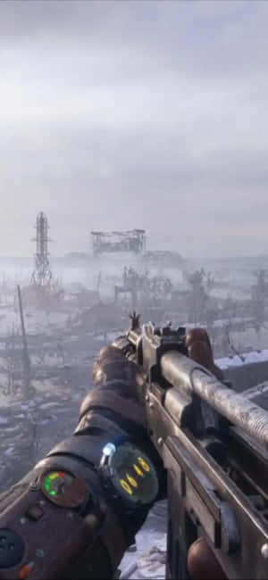 Фон за iPhone X Metro Exodus — Samsung Galaxy S20 Тапет