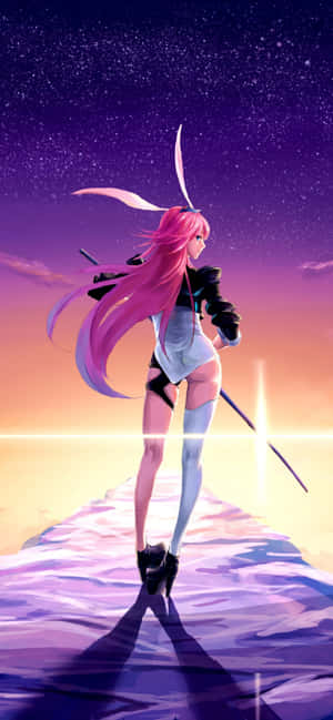 Yea Sakura Honkai Impact заключен екран аниме видео игра — Redmi Note 15 Тапет