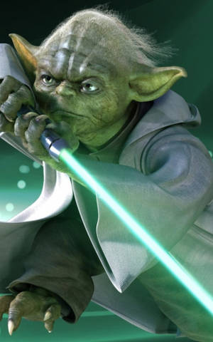 Йода съ светов меч Star Wars таблет — Huawei MatePad Pro 12 (2026) Тапет