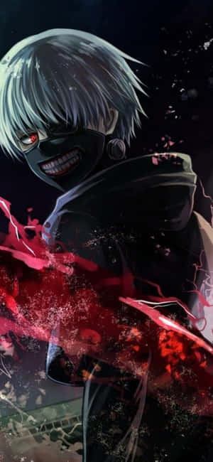 Кен Канеки от аниме Tokyo Ghoul — Huawei nova 15 Тапет