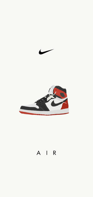 Кецове Nike Air в стил карикатура — Готино iPhone Тапет