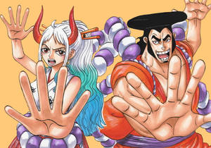 Козуки Оден Ямато One Piece — Вунш пис десктоп Тапет