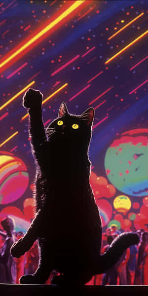Кот от дискотечна нощ