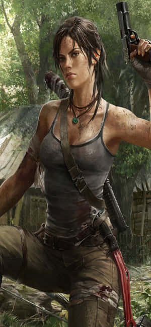 Фон за Iphone Xs Max Rise Of The Tomb Raider — Pixel 7a Тапет