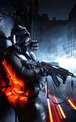 Маскиран войник Battlefield 4 Телефон — Galaxy Tab Active Тапет