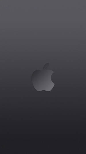 Матово черно лого на Apple за iPhone SE — iPhone Se Тапет
