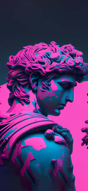 Vaporwave Фон — Realme Note 70 Тапет