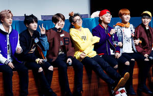 Мил BTS на среща с фенове