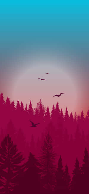 Night Forest — Pixel 8 Тапет