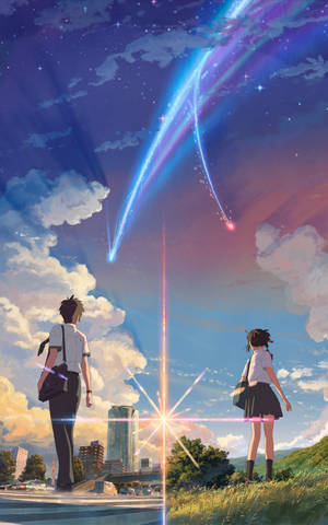 Мобилен тапет от Kimi No Nawa — Galaxy Tab S9 Тапет