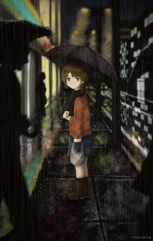 serial experiments lain — Lenovo Tab Тапет