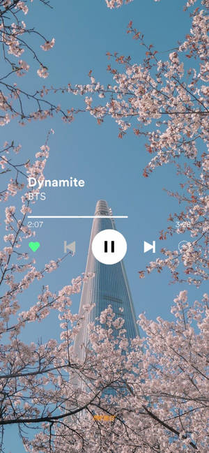 Музикална Естетика BTS Dynamite тапет — iPhone 16 Тапет