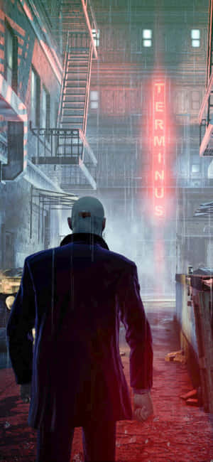 Iphone X Hitman Absolution фон — POCO C95 Pro Тапет