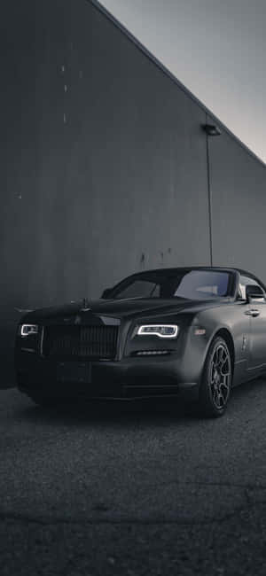 Надпис: Елегантност въплътена - Rolls Royce Phantom — Huawei Тапет