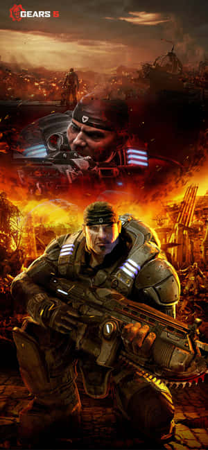 Iphone Xs Max Gears Of War 5 Background — Tecno Camon Air Тапет