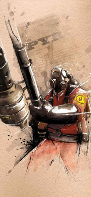 iPhone XS Max Team Fortress 2 фон — Tecno Spark 40 Pro Тапет