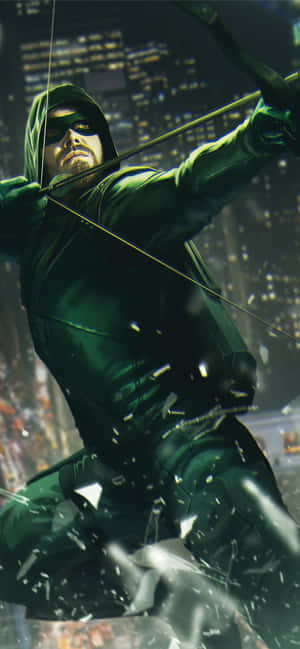 Green Arrow Iphone — 1284x2778 Тапет