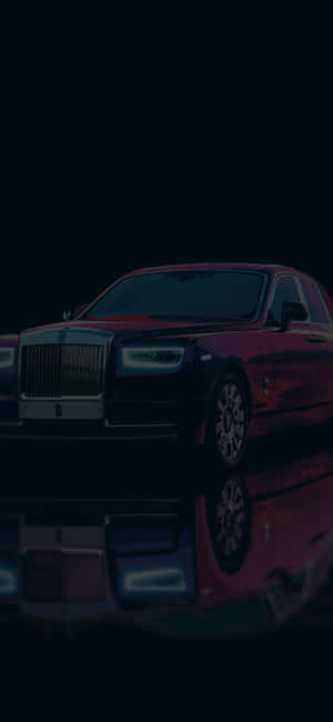 Надпис: Лукс в движение - Rolls Royce Phantom — Honor Power Тапет