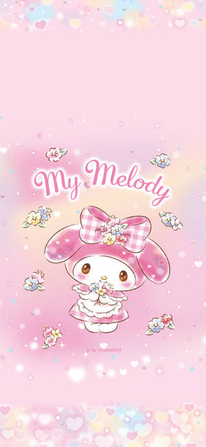 Розов My Melody тапет — iPhone 15 Pro Тапет