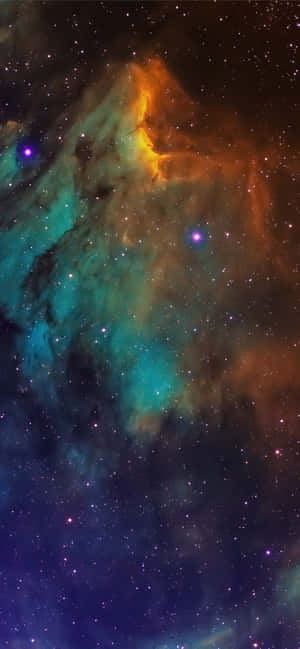 Blue Galaxy Iphone — 1284x2778 Тапет