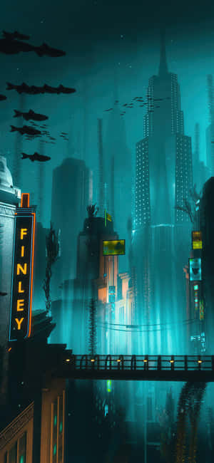 4K Bioshock iPhone — iPhone 15 Pro Тапет