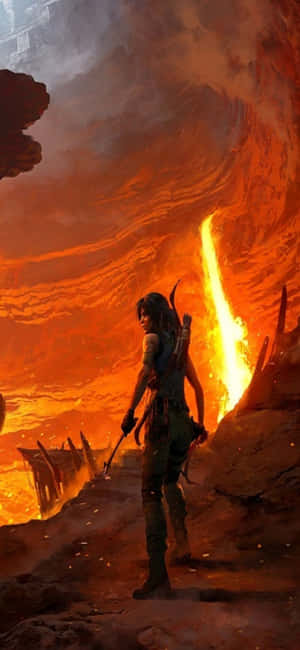 Iphone X Shadow Of The Tomb Raider Фон — Vivo X500 Тапет