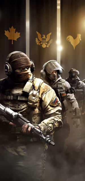 Фон за Android Rainbow Six Siege — iPhone 12 Pro Тапет