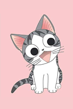 Снимки на аниме кот — Аниме котка Тапет