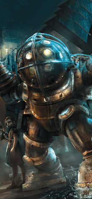 4k Bioshock iPhone — iPhone 15 Pro Max Тапет